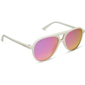 DIFF Tosca II Oversized Aviator Sunglasses for Women and Men UV400 Polarized Protection