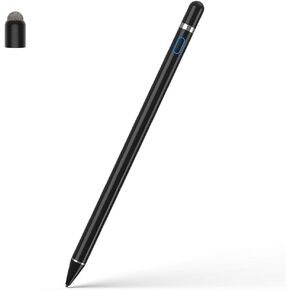 KECOW Active Stylus Compatible with iOS&Android Touch Screen, Digital Pen for iPad, Cellphone&Tablet, Stylus Pen for iPad, iPad Pro/Air/Mini, iPhone, Capacitive Pencil for Handwriting&Drawing, Black