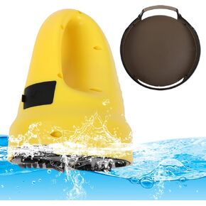 BOHISEN Bohisen Electric Ice Snow Scraper for Car, USB Charging Car Deicer Electric with 3000mAh Battery, Time-Saving, Fast Deicing to Remove Car Window Windshield Frost, Ice, Snow (Yellow)