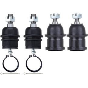 SCITOO 4pcs Front Suspension Kit Lower Upper Ball Joint Fit 1997-2002 For Ford Expedition 1997-2003 For F-150 (w/Front Spring: Torsion Bar)
