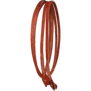 CHALLENGER Amish USA 7' 4" x 5/8" Horse Western Leather Quick Change Split Reins 66RT11