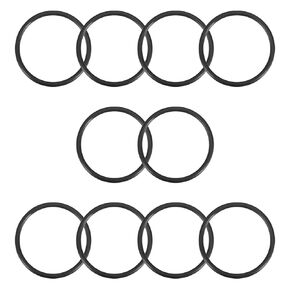 Othmro 10pcs Nitrile Rubber O-Rings, 1.5mm Wire Dia 30mm OD Metric Sealing Nitrile NBR Rubber Washers for Oil or Air Sealing, Professional Plumbing, Car Repair, Air or Gas Connections Black