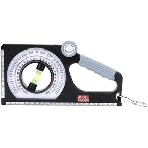 Pitch Gauge Roofing, Multifunction Tool, Multi-Function Slope Gauge Constructing Engineering 130° Angle Finder with Carabiner