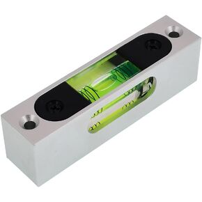 Metal high precision strip type adjustable level small level ruler rectangular horizontal bubble (green magnetic)