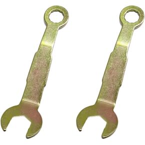 2 Pack Pocket Door Adjustment Wrench, Bifold Closet Door Pivot Adjusting Wrench, 3/8 in. open wrench, 5/16 in. box wrench, 3 in. length