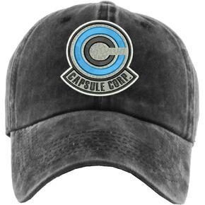 ALLNTRENDS Capsule Corp Washed Pigment Dyed Baseball Cap