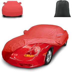 Car Cover Fit for Porsche 911 Carrera (996/997 Series) 1998-2022, 6 Layers Indoor/Outdoor Full Car Cover with Straps, Storage Bag, All Weather DustProof Rain Sun UV Protection for Automobiles