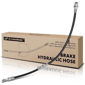 A-Premium Front Driver Brake Hydraulic Hose Compatible with Select Subaru Models - Forester 1998 1999 2000 2001 2002 2.5L - Replace# 26550FC020