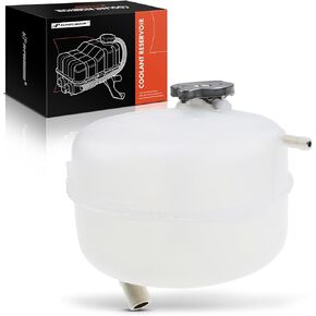 A-Premium Engine Coolant Overflow Recovery Reservoir Tank [w/Cap] Compatible with Mercedes-Benz 350SL 1972-1973, 380SL 1981-1985, 380SLC 1981-1981, 450SL 1973-1980