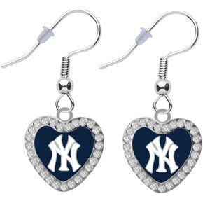 New York Crystal Heart Pierced