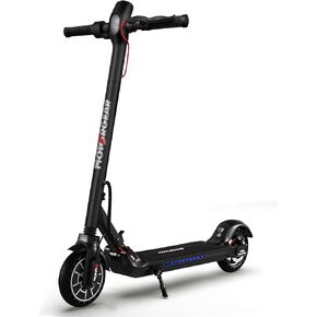 Hurtle Electric Scooter for Adults & Kids - Foldable Design with 300W Brushless Motor, 8.5" Pneumatic Tires, Up to 19MPH Speed, 18-Mile Range, LED Display, Disc Brake & ABS System for Safe Commuting