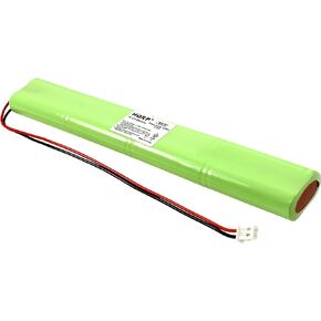 HQRP Emergency Exit Light Battery Compatible with Unitech BBAT0043A Lithonia ELB-B003 ELB-B004 BAT9.6V700 AA700MAH AA900MAH 9.6v 700mAh Ni-CD BBATOO43A