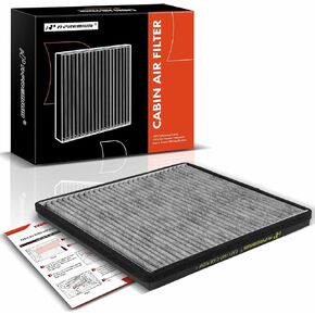 A-Premium Under Hood Cabin Air Filter with Activated Carbon Compatible with Chevrolet Camaro 2010 2011 2012 2013 2014 2015