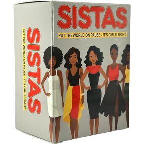 Sistas Ladies' Night Drinking Game Empowerment, Laughs & Sisterhood in Every Box - Perfect for a Bachelorette Party & Girls' Getaways - Celebrates Black Girl Magic, Ideal for BFF Hangouts & Parties