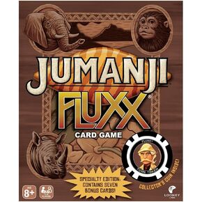 Looney Labs Jumanji Fluxx Card Game - Experience The Chaos of The Jumanji Jungle