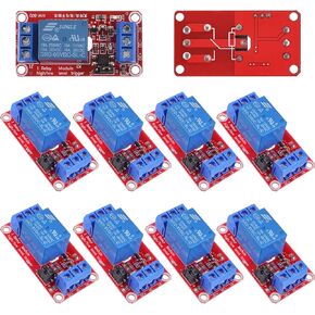 5V Relay Module with Isolated Optocoupler High or Low Level Trigger Relay Board 1 Channel 5V Relay Module Relay Switch for Raspberry Pi Arduino Relay DIY 10PCS (5V-1Channel)…