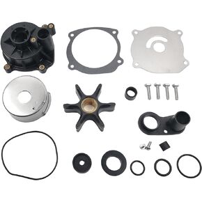Water Pump Impeller Repair Kit 5001594 for Johnson Evinrude OMC Outboard 75 85 90 115 120 130 135 140 150 175 200 225 235 250 300 HP V4 V6 V8 Replace 434421 Sierra 18-3392