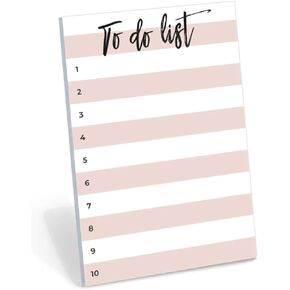 Small to-Do List Notepad, Large Sticky Notes, Turquoise, 50 Pages, 4x6" inches by DAILY RITMO