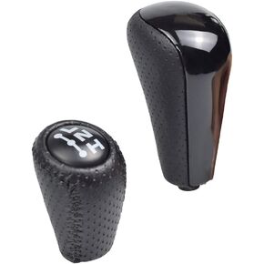 Hacreyatu 2PCS Automatic Gear Shift Knob +Transfer Case Fit for Toyota Prado 120 2003 2004 2005 2006 2007 2008 2009