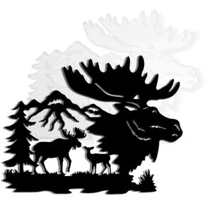 Deer Wall Decor Resin Silicone Mold, Moose Head Epoxy Casting Mold for DIY Crafts Door Wall Hanging Party Art Decoration