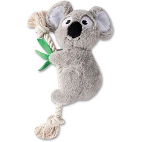 Fringe Studio Squeaker Pet Toy, Koala Bear (289652), Gray X-Large