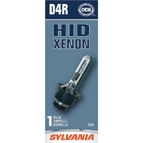 SYLVANIA - D4R Basic HID (High Intensity Discharge) Headlight Bulb - High Performance Bright, White, and Durable Lamp (Contains 1 Bulb)