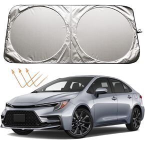 Windshield Sun Shade Sunshade for Toyota Corolla 2009-2024 Camry 2007-2017 SE XSE LE Hybrid XLE TRD Limited Accessories Car Window Sun Shield Visor
