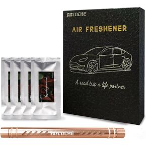 Tesla Model 3 Model Y Air Fresheners Accessories for Car Outlet Vent Diffuser with 4 Pcs Scent Stick 2016-2022 (1 Star Grey Diffuser-Melody Time)