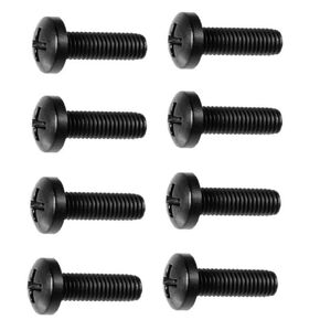 8Pcs Black Rear License Plate Screws M5-0.8X10mm Compatible with Tesla Model 3, Y and BMW 18-8 Stainless Steel Black Zinc Plated,License Plate Covers and Frames,Exterior Accessories