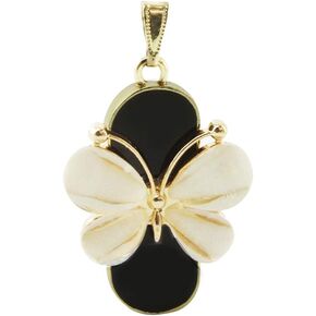 3C Light 64GB 2.0 USB Flash Drive Crystal Butterfly Shape Jewelry USB Flash Disk Jump Drive Thumb Drive Pen Drive with Necklace Memory Stick Data Storage Gift (64 GB, White)