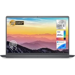 Dell 2023 Newest Inspiron Laptop, 15.6" FHD IPS Touchscreen, Intel Core i5-1155G7(Beats i7-1065G7) Processor (Quad-core), 12GB RAM, 256GB SSD, Wi-Fi, Bluetooth, Windows 11 Home, Carbon Black