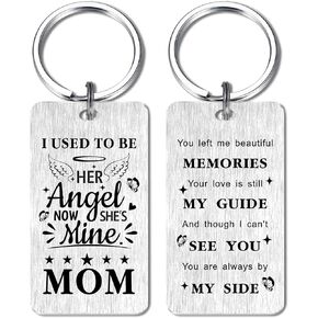Memorial Gifts for Loss of Mom, Sympathy Gifts for Loss of Mother, Mom Memory Key Chain, Mother Remembrance Gifts Ideas, Grieving Gifts for Loss of Mommy