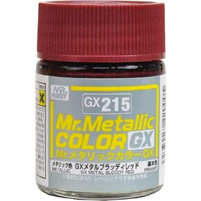 GX215 Metallic Bloody Red 18ml GSI Mr Color GX