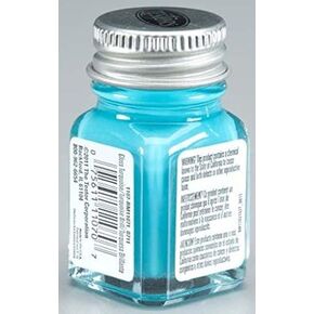 Turquoise Enamel Paint Testors 1/4 Oz Bottle