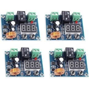 4pcs DC 12V-36V Voltage Protection Module Digital Low Voltage Protector Disconnect Switch Over Discharge Protection Module
