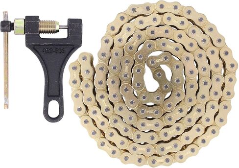 XtremeAmazing 520 Pitch 120 Links Drive Chain O-Ring Style with Chain Breaker for ATV Motorcycle in Saudi Arabia