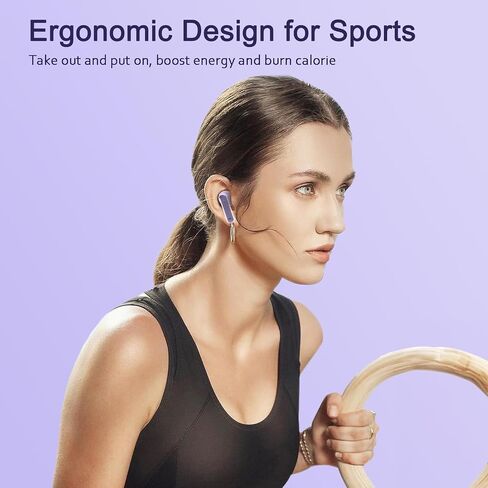 Wireless Earbuds, True Wireless Bluetooth 5.3 Earbuds with Charging Case, Stereo Bluetooth Headphones with Microphone for iPhone Android Smart Cellphones (Black) in Kuwait