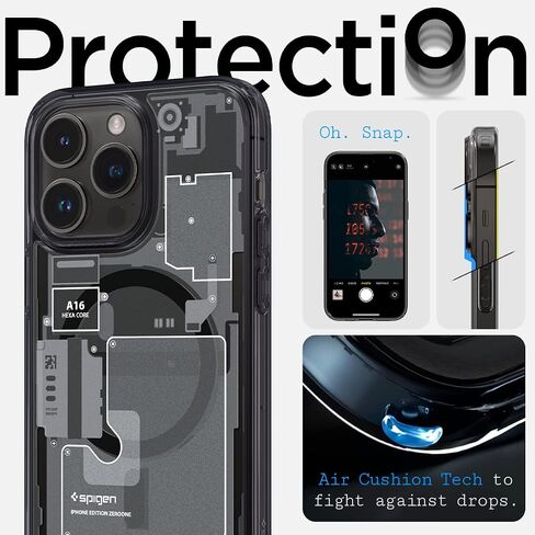 Spigen Ultra Hybrid (MagFit) Designed for iPhone 14 Pro Max Case (2022) - Zero One in Saudi Arabia