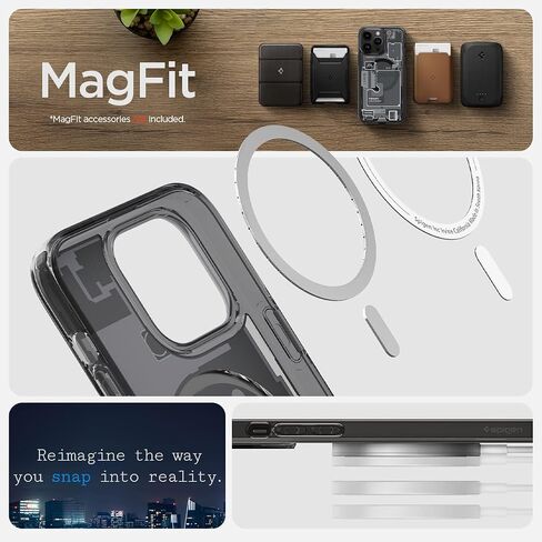 Spigen Ultra Hybrid (MagFit) Designed for iPhone 14 Pro Max Case (2022) - Zero One in Saudi Arabia