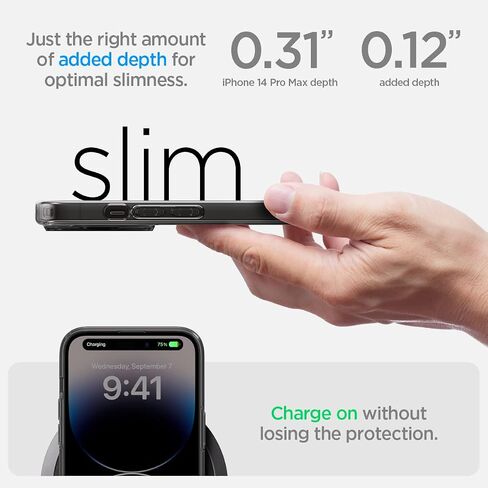 Spigen Ultra Hybrid (MagFit) Designed for iPhone 14 Pro Max Case (2022) - Zero One in Saudi Arabia