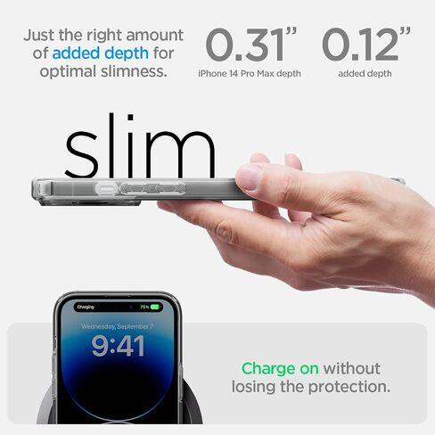 Spigen Ultra Hybrid (MagFit) Designed for iPhone 14 Pro Max Case (2022) - Zero One in Saudi Arabia