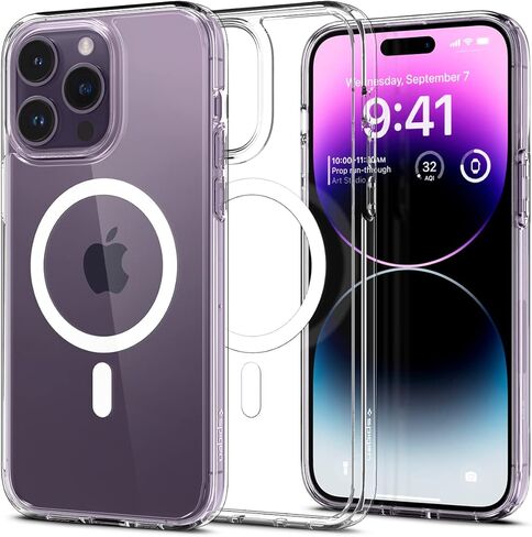 حافظة Spigen Ultra Hybrid (MagFit) مصممة لهاتف iPhone 14 Pro Max (2022) - Zero One in Saudi Arabia