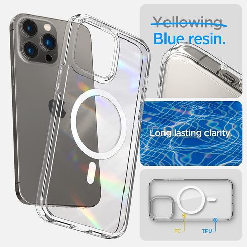 حافظة Spigen Ultra Hybrid (MagFit) مصممة لهاتف iPhone 14 Pro Max (2022) - Zero One in Saudi Arabia