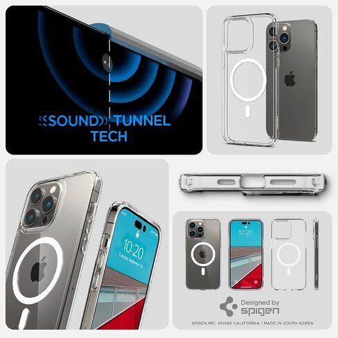 حافظة Spigen Ultra Hybrid (MagFit) مصممة لهاتف iPhone 14 Pro Max (2022) - Zero One in Saudi Arabia