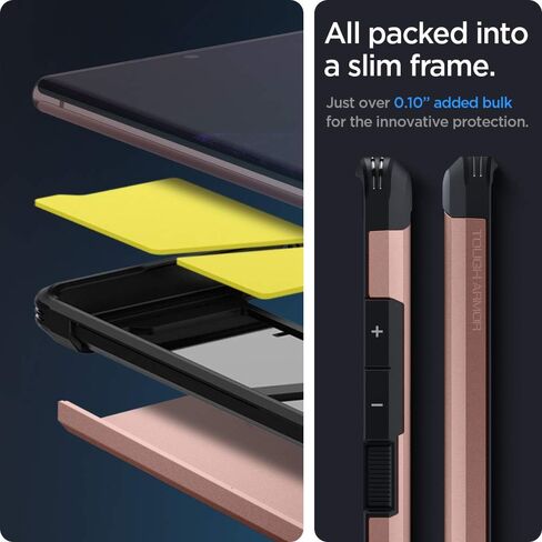 Spigen Tough Armor [Extreme Protection Tech] Designed for Samsung Galaxy Note 20 Ultra 5G Case (2020) - Black in Saudi Arabia