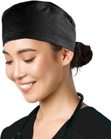 Scrub Cap Unisex Tie Back Men Working Cap Cotton Sweatband for Women Doctor Hat and Nurse Hat Adjustable Surgical Cap in Saudi Arabia