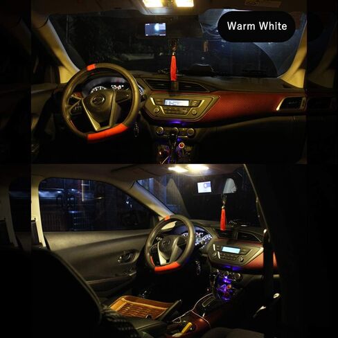 1797 LED Dome Light 41mm 42mm 211-2 569 578 Bulb Warm White 5000K 3014 SMD for Cars Map License Plate Trunk Interior Lights Lamp Replacement Festoon super Bright 12V 3W 1.65in 2 Pack in Kuwait