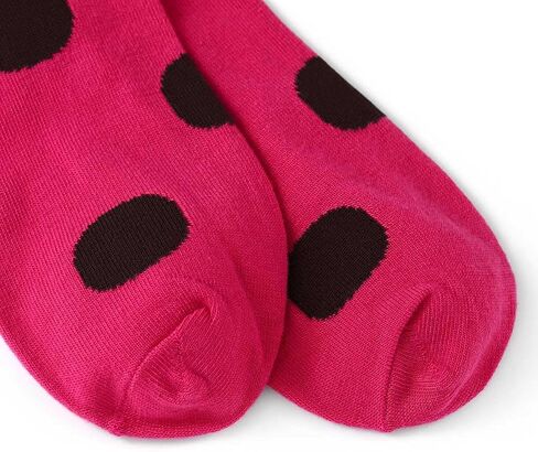 Campsis Women Crew Socks Cute Patterned Sock Polka Dot Casual Socks Colorful Ankle Socks for Women and Girls(5 Pairs) in Saudi Arabia