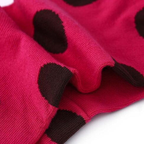 Campsis Women Crew Socks Cute Patterned Sock Polka Dot Casual Socks Colorful Ankle Socks for Women and Girls(5 Pairs) in Saudi Arabia