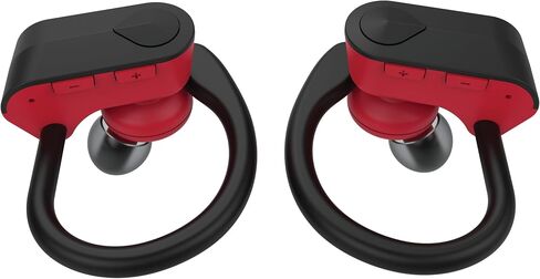 IQ Sound IQ-140TWS True Wireless Sport Earbuds with Mic Super Lightweight, All-in-One Charging, 5hrs Playtime, 120hrs Standby, Sweat Proof, Bluetooth Earbuds Works with iPhone Android (Black) in Saudi Arabia